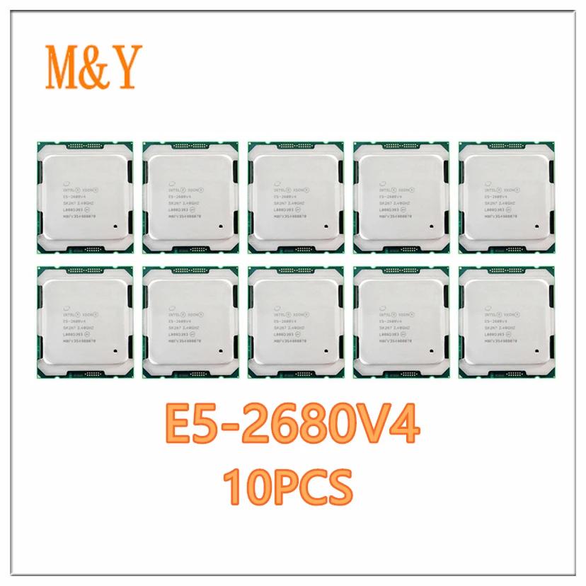 CPU E5-2680V4 LGA 2011-3 μ, E5 2680 V4, 14 ھ 2.40GHz, 35MB L3 ĳ, 120W SR2N7, 10 